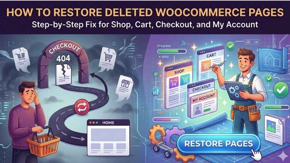 How to Restore Deleted WooCommerce Pages: The Definitive Guide to Fixing Your Store